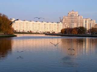 Апартаменты Апартаменты у реки Минск Апартаменты с видом на озеро-21